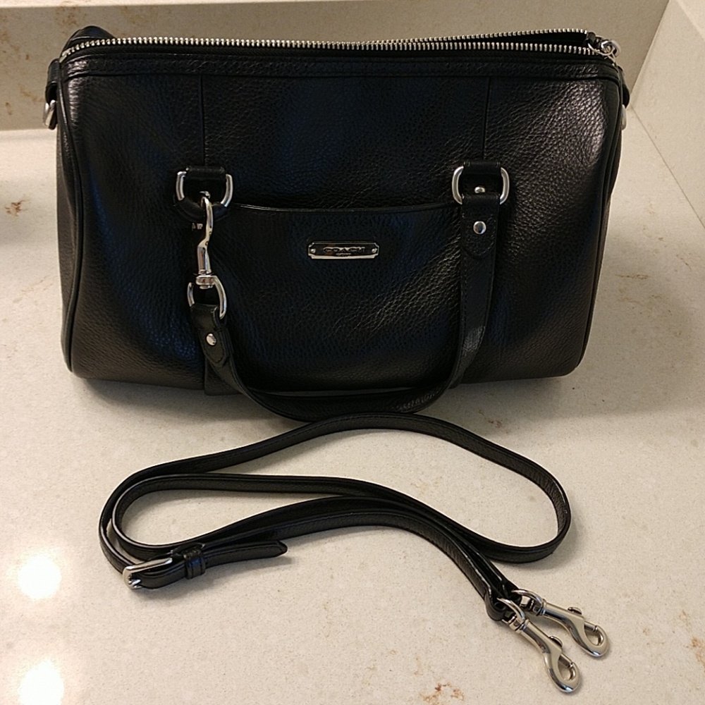 Authentic Black Coach Purse